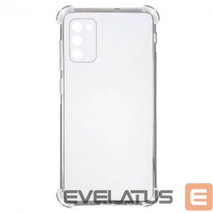 Nugarėlės dėklai Evelatus Samsung Galaxy A03s TPU Military Shockproof Silicone Case TPU Transparent