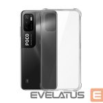 Nugarėlės dėklai Evelatus Xiaomi Poco M3 Pro/M3 Pro 5G Military Shockproof Silicone Case TPU Transparent