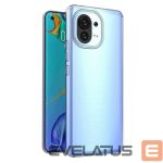 Nugarėlės dėklai Evelatus Xiaomi Xiaomi Mi 11 Clear Silicone Case 1.5mm TPU Transparent
