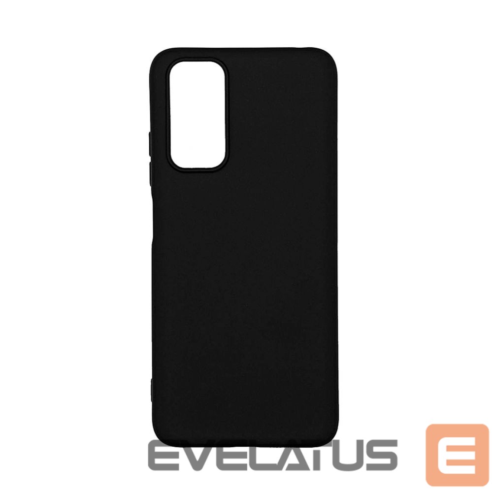 Nugarėlės dėklai Evelatus Samsung Galaxy A03s Nano Silicone Case Soft Touch TPU Black