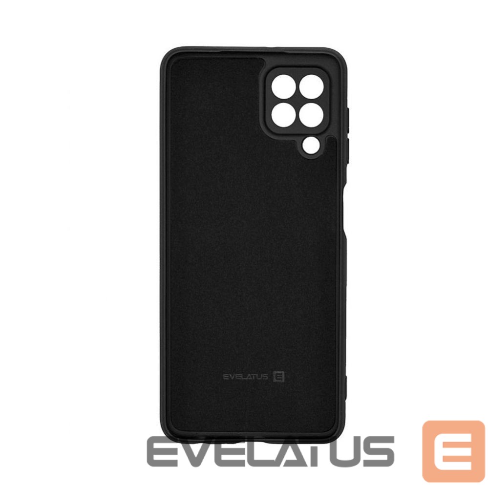 Nugarėlės dėklai Evelatus Samsung Galaxy A22 4G Nano Silicone Case Soft Touch TPU Black