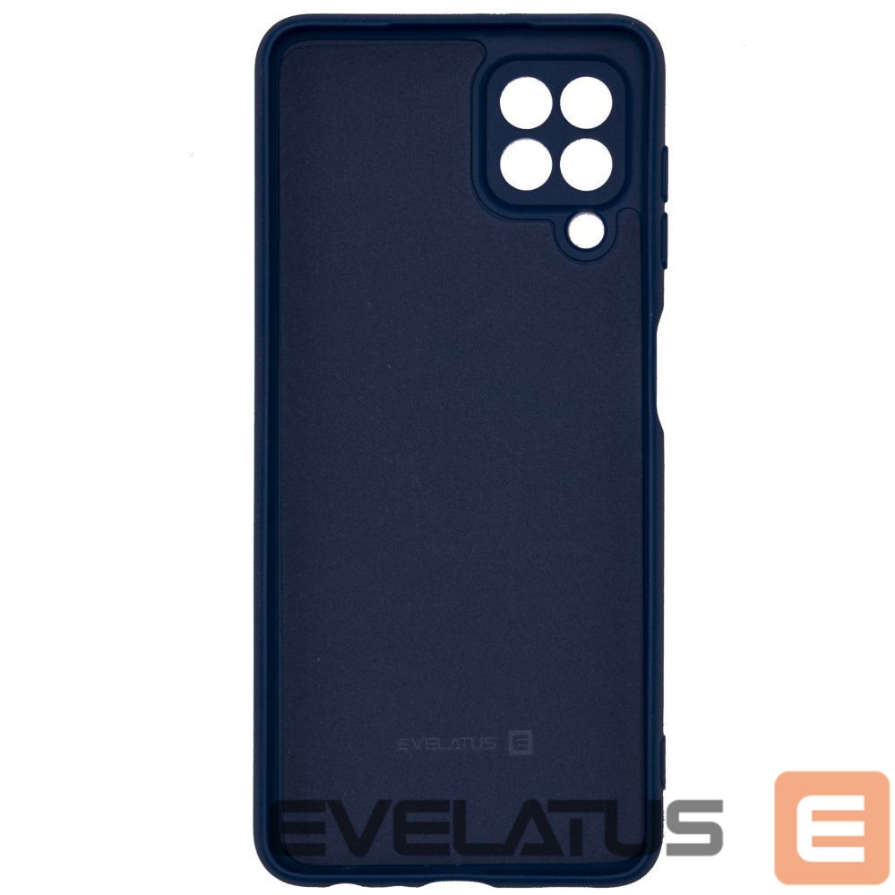Nugarėlės dėklai Evelatus Samsung Galaxy A22 4G Nano Silicone Case Soft Touch TPU Navy Blue