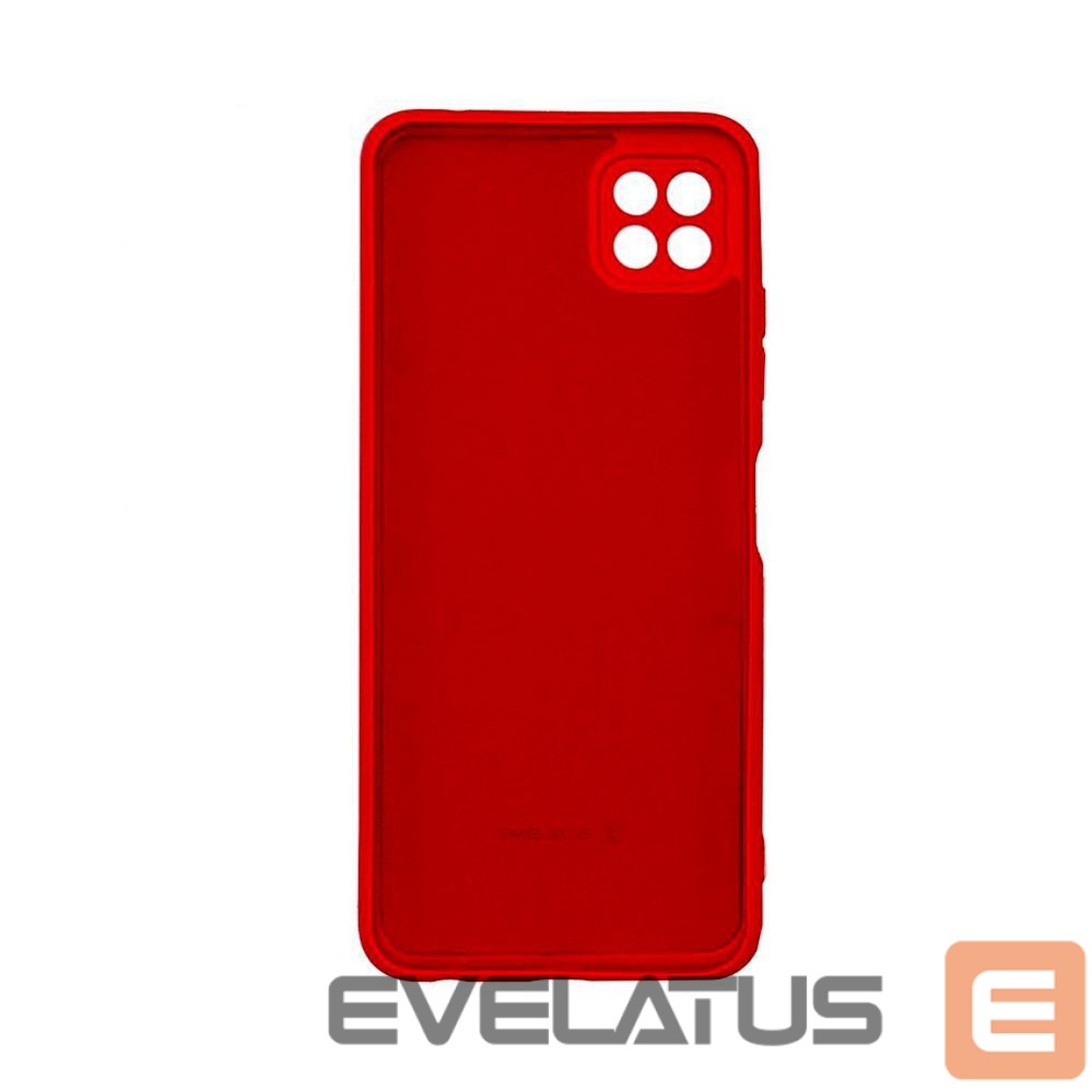 Nugarėlės dėklai Evelatus Samsung Galaxy A22 5G Nano Silicone Case Soft Touch TPU Red