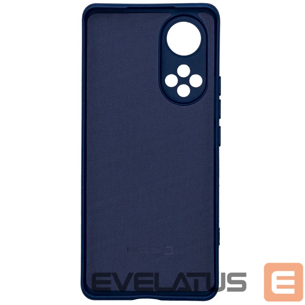 Nugarėlės dėklai Evelatus Huawei Nova 9 Nano Silicone Case Soft Touch TPU Navy Blue