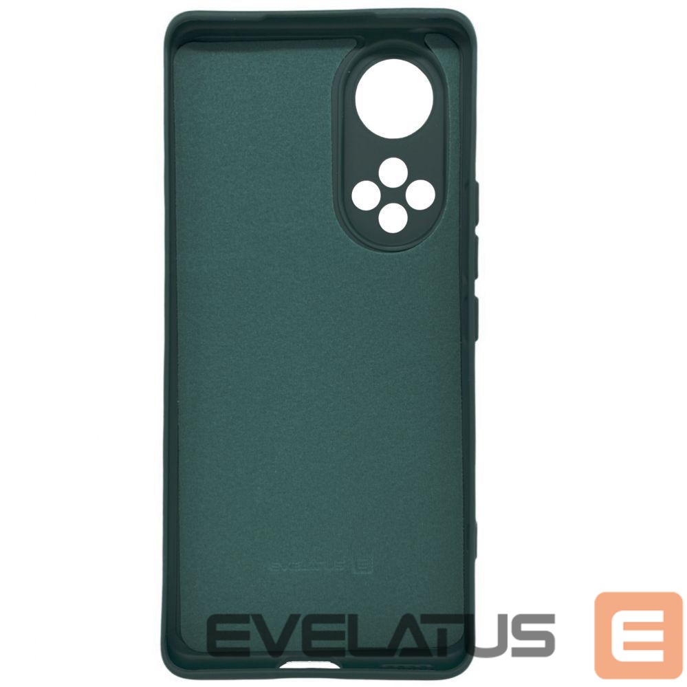 Nugarėlės dėklai Evelatus Huawei Nova 9 Nano Silicone Case Soft Touch TPU Dark Green