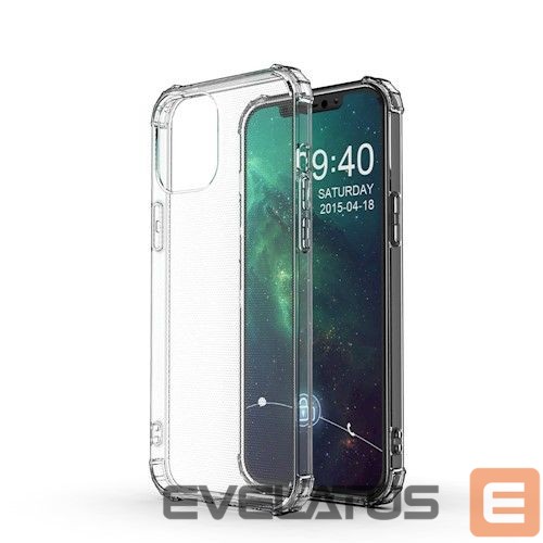 Nugarėlės dėklai iLike Huawei Huawei P30 Pro Anti Shock 1,5mm case Transparent