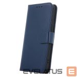 Knygos tipo dėklas dėklai iLike Samsung Galaxy A05s Smart Classic case Navy Blue
