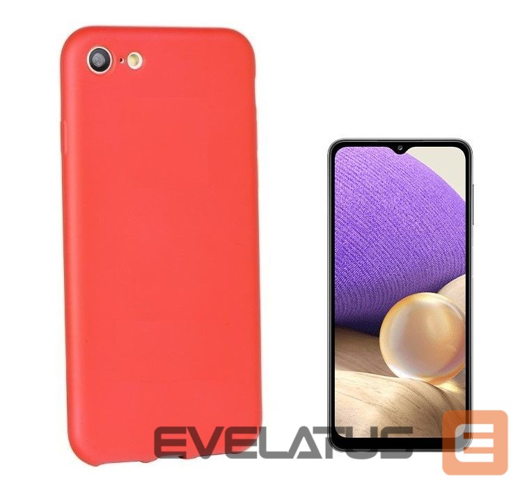 Nugarėlės dėklai iLike Samsung Galaxy A32 silicone case Red