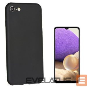 Nugarėlės dėklai iLike Samsung Galaxy A32 (A326) 5G Soft silicone case Black