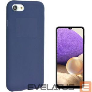 Nugarėlės dėklai iLike Samsung Galaxy A32 (A326) 5G Soft  silicone case Blue