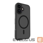 Nugarėlės dėklai Evelatus Apple iPhone 16 Hybird Case With Magsafe PC+TPU Black