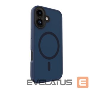 Nugarėlės dėklai Evelatus Apple iPhone 16 Hybird Case With Magsafe PC+TPU Dark Blue