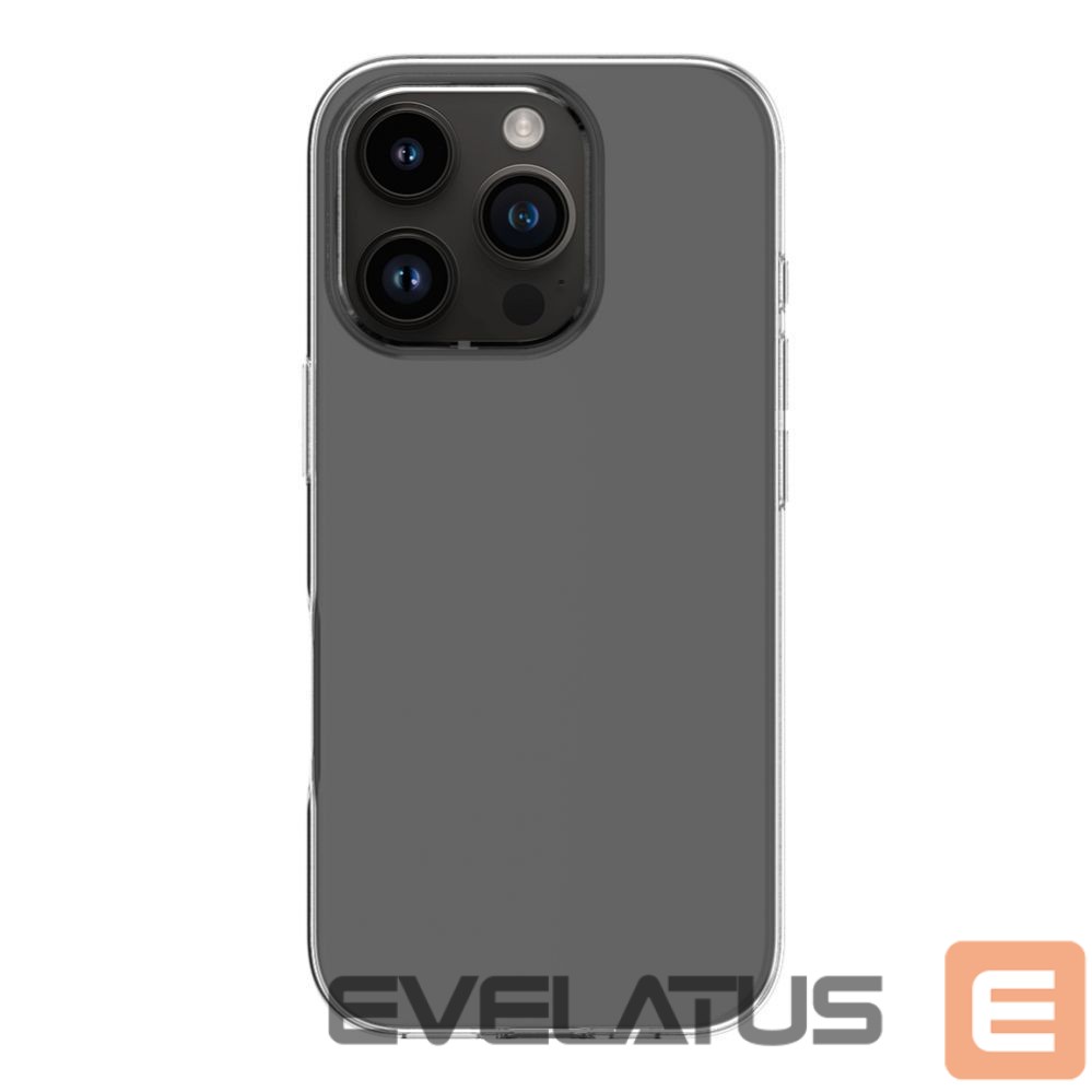 Nugarėlės dėklai Evelatus Apple iPhone 16 Pro Max Clear Silicone Case 1.5mm TPU Transparent