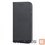 Knygos tipo dėklas dėklai iLike Samsung Galaxy A25 5G (global) Smart Magnetic case Black