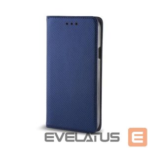 Knygos tipo dėklas dėklai iLike Samsung Galaxy A25 5G (global) Smart Magnet case Navy Blue