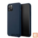 Nugarėlės dėklai iLike Samsung S21 FE Silicone Lite Case Navy Blue