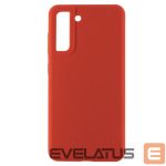 Nugarėlės dėklai Evelatus Samsung Galaxy S21 FE Premium Soft Touch Silicone Case Chinese red