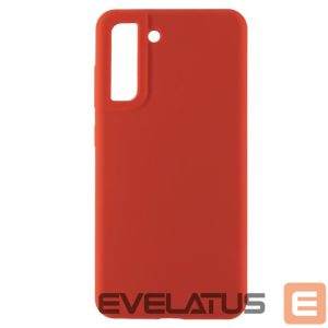 Nugarėlės dėklai Evelatus Samsung Galaxy S21 FE Premium Soft Touch Silicone Case Chinese red