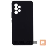 Nugarėlės dėklai Evelatus Samsung Galaxy A73 5G Premium Soft Touch Silicone Case Black