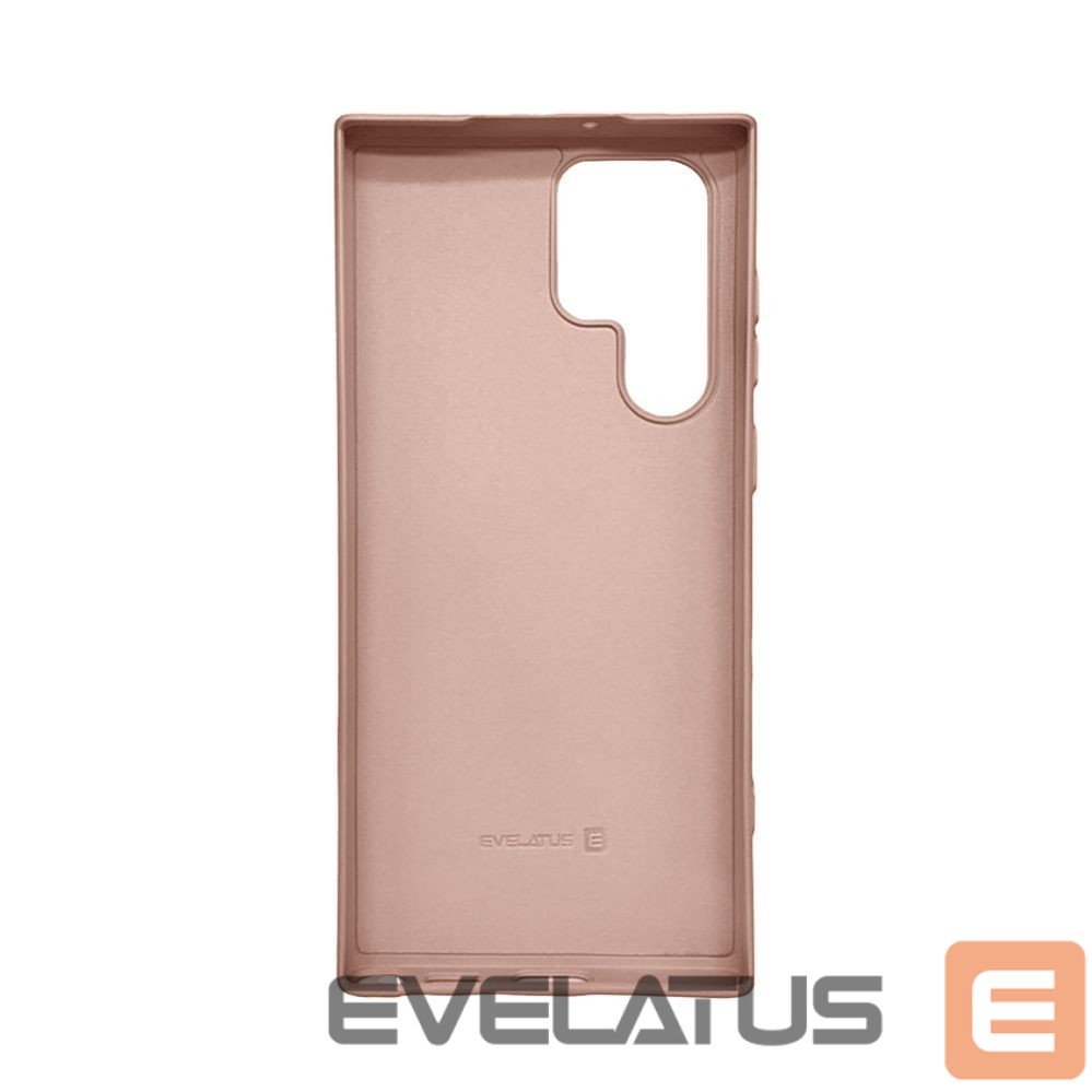 Nugarėlės dėklai Evelatus Samsung Galaxy S22 Ultra Nano Silicone Case Soft Touch TPU Beige