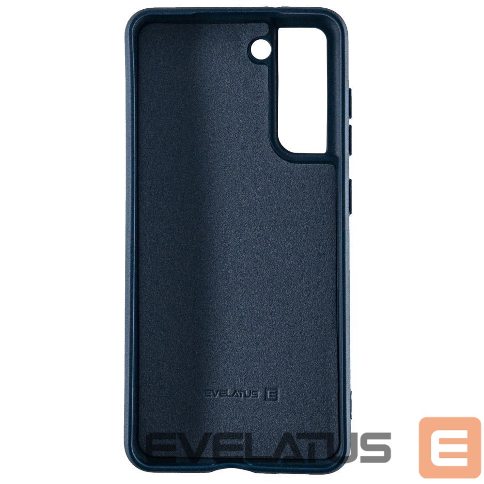 Nugarėlės dėklai Evelatus Samsung Galaxy S21 FE Nano Silicone Case Soft Touch TPU Blue