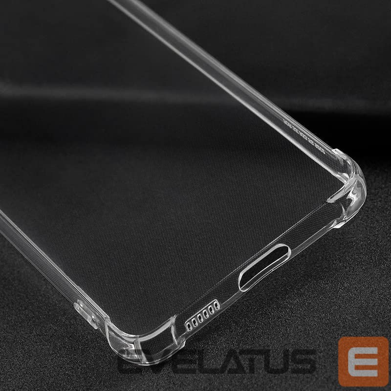 Nugarėlės dėklai Evelatus Samsung Galaxy A73 5G Military Shockproof Silicone Case TPU Transparent