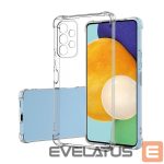 Nugarėlės dėklai Evelatus Samsung Galaxy A13 4G LTE Military Shockproof Silicone Case TPU Transparent