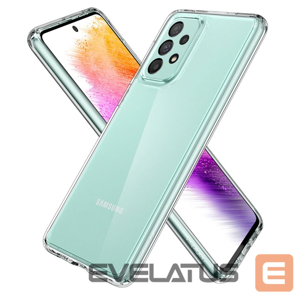 Nugarėlės dėklai Evelatus Samsung Galaxy A73 5G Clear Silicone Case 1.5mm TPU Transparent