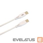 Kabelis iLike  iLike Evelatus Charging Cable Type-C to Type-C CTT01 White