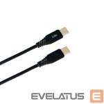 Kabelis iLike  iLike Evelatus Charging Cable Type-C to Type-C CTT01 Black