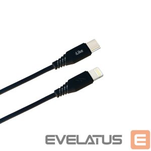 Kabelis iLike  Charging Cable Type-C to Lightning CTL01 Black