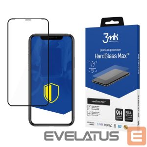 Apsauginiai stiklai 3MK Apple iPhone Xr/11 Black -  HardGlass Max 