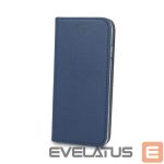 Knygos tipo dėklas dėklai iLike Xiaomi Redmi Note 13 Pro Plus 5G (global) Smart Magnetic case Navy Blue