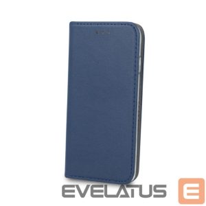 Knygos tipo dėklas dėklai iLike Xiaomi Redmi Note 13 Pro Plus 5G (global) Smart Magnetic case Navy Blue