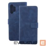 Knygos tipo dėklas dėklai iLike Samsung Galaxy A05s Smart Velvet case Navy Blue