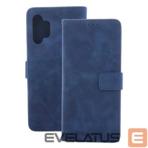 Knygos tipo dėklas dėklai iLike Samsung Galaxy A05s Smart Velvet case Navy Blue