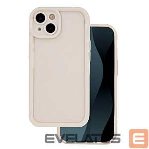 Nugarėlės dėklai iLike Samsung Galaxy A05S Rim TPU case Beige