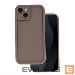 Nugarėlės dėklai iLike Samsung Galaxy A05S Rim TPU case Brown
