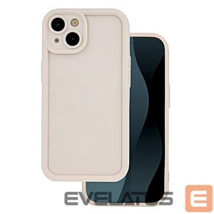 Nugarėlės dėklai iLike Samsung Galaxy A15 4G / A15 5G Rim TPU case Beige