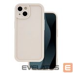 Nugarėlės dėklai iLike Samsung Galaxy A35 5G Rim TPU case Beige