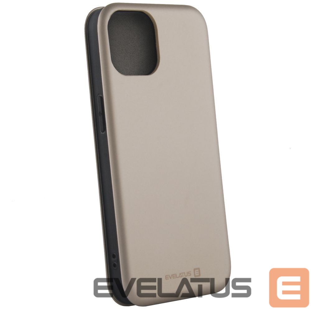 Knygos tipo dėklas dėklai Evelatus Apple iPhone 12 Pro Max Book Case Gold