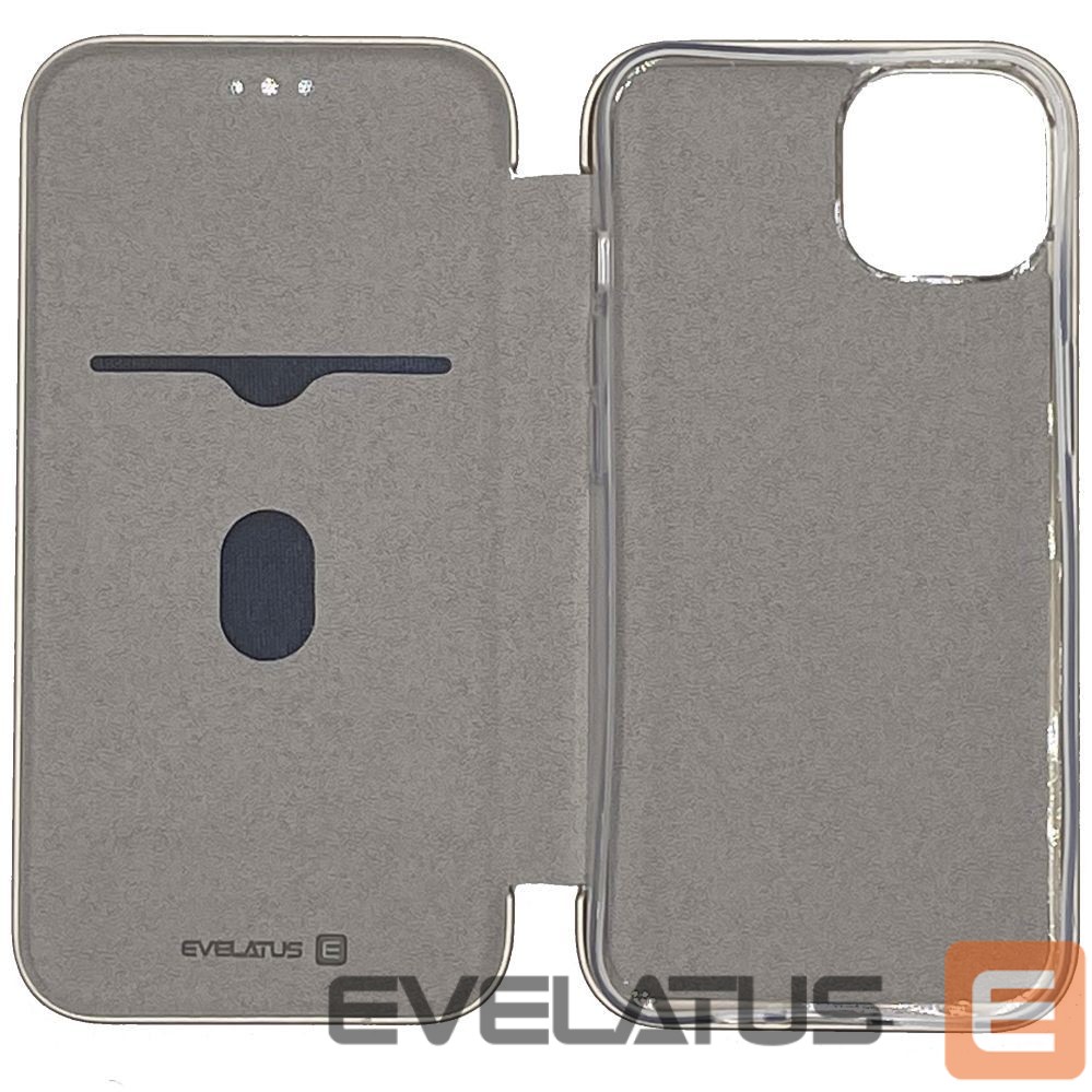 Knygos tipo dėklas dėklai Evelatus Apple iPhone 13 Pro Max Book Case Gold