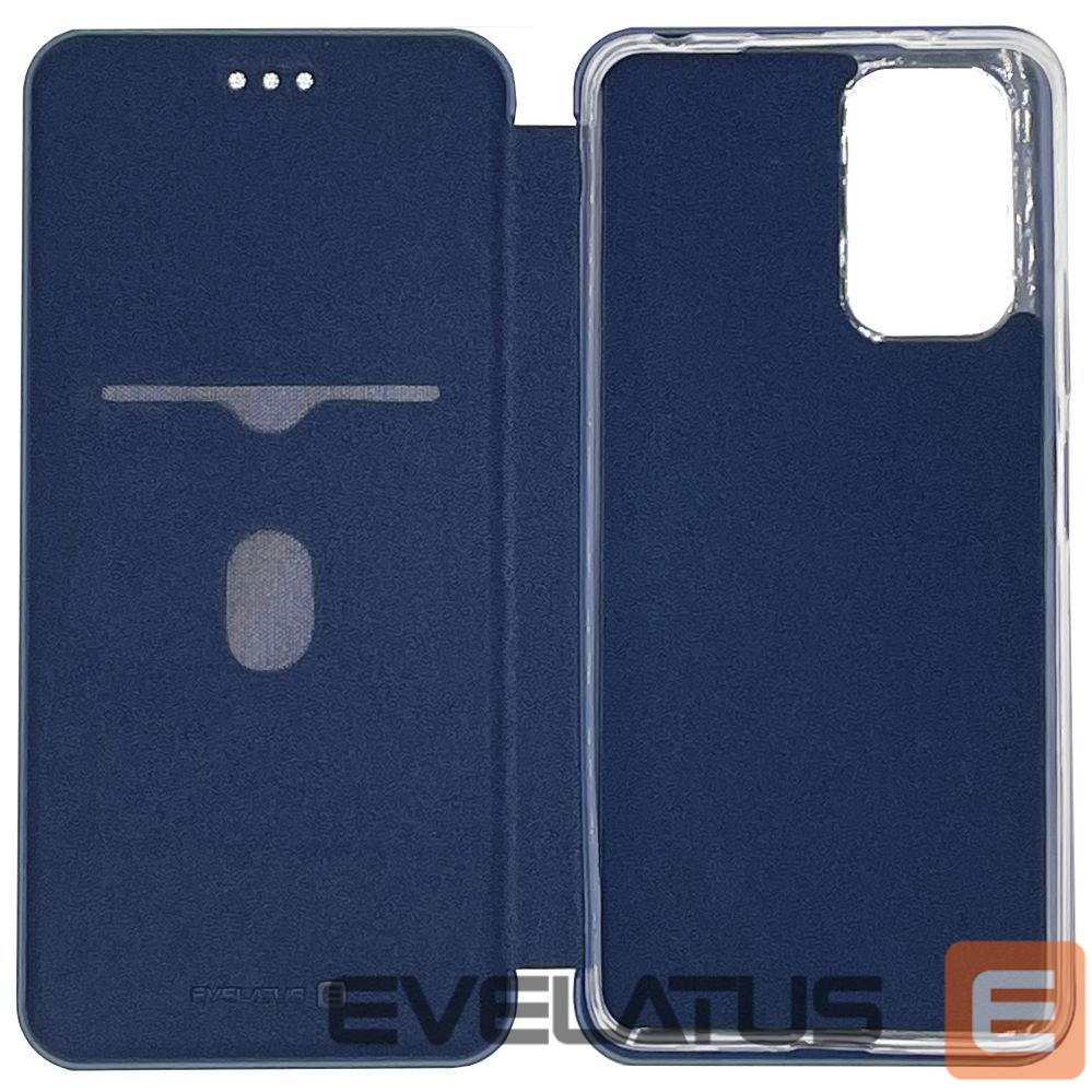 Knygos tipo dėklas dėklai Evelatus Xiaomi 12 Book Case Dark Blue