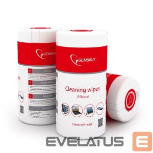 Biuro įrankiai Gembird  CK-WW100-01 Cleaning wipes, 100 pcs, LCD and TFT Screens