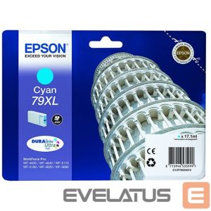 Eksploatacinės medžiagos spausdintuvams EPSON  79XL C13T79024010 Inkjet cartridge, Cyan 