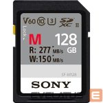 Atminties kortelės Sony  128 GB SF-M Series UHS-II SD Memory Card
