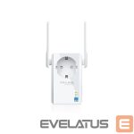 Maršrutizatoriai TP-Link  Extender with AC Passthrough TL-WA860RE 10/100 Mbit/s, Ethernet LAN (RJ-45) ports 1, 802.11n, 2.4GHz, Wi-Fi data rate (max) 300 Mbit/s, Extra socket Yes 