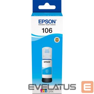 Eksploatacinės medžiagos spausdintuvams EPSON  Ecotank 106 Ink Bottle, Cyan 