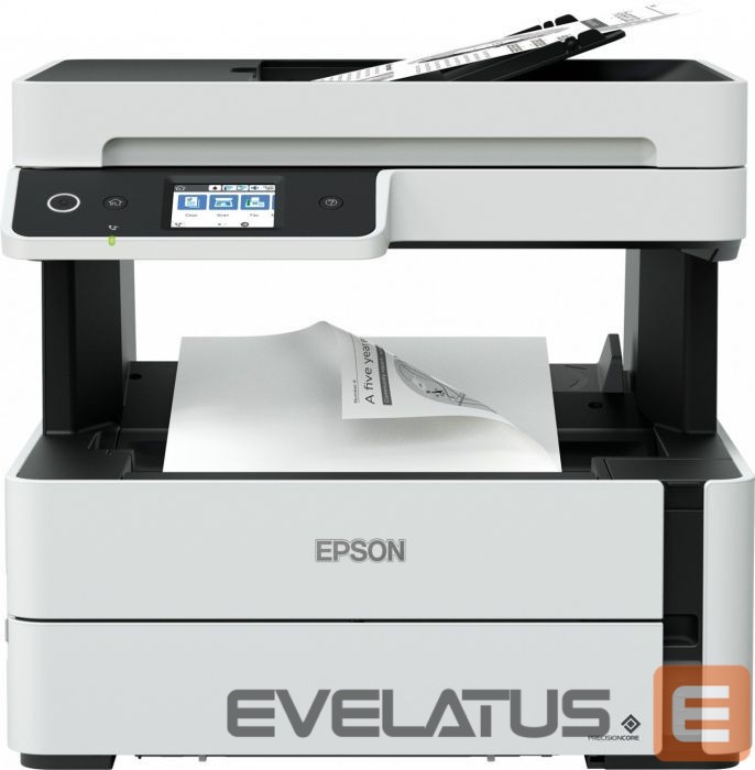 Spausdintuvai EPSON Multifunctional printer EcoTank M3180 Mono, PrecisionCore TFP print head, All-in-one, A4, Wi-Fi, Grey