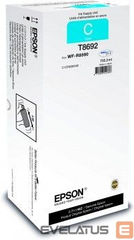 Eksploatacinės medžiagos spausdintuvams EPSON C13T869240 Ink Cartridge XXL, Cyan